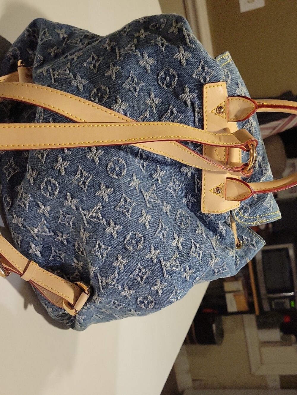 Denim Backpack - Picture 2 of 3